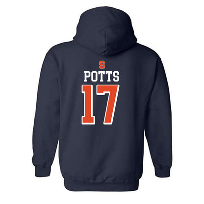 Syracuse - NCAA Women's Basketball : Madeline Potts - Hooded Sweatshirt-1