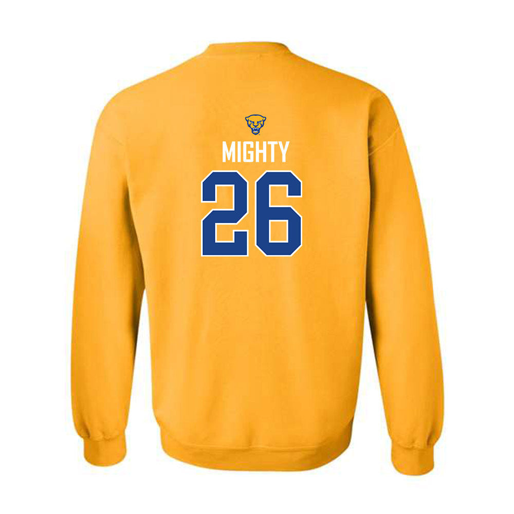 Pittsburgh - NCAA Men's Basketball : Armani Mighty - Sports Shersey Crewneck Sweatshirt-1