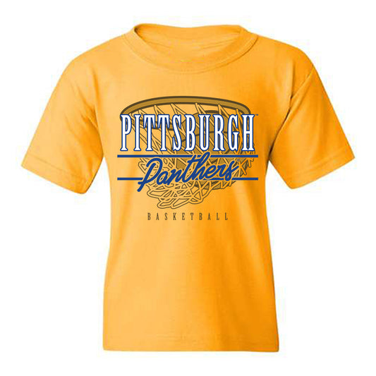 Pittsburgh - NCAA Men's Basketball : Omari Witherspoon - Sports Shersey Youth T-Shirt-0