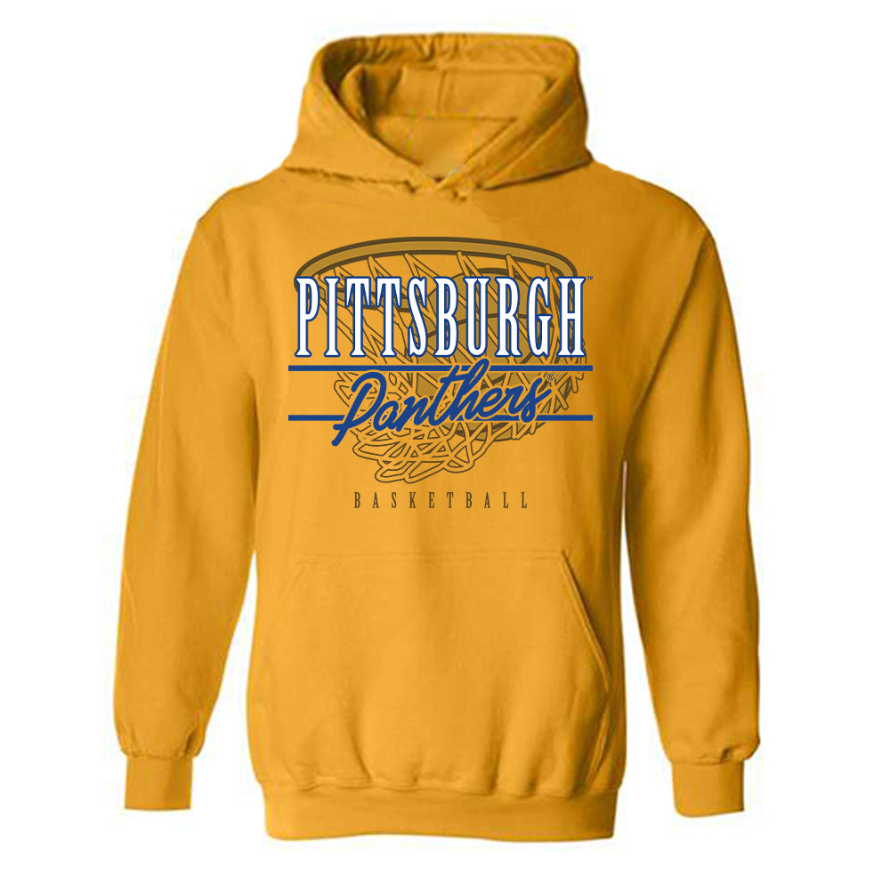 Pittsburgh - NCAA Men's Basketball : Cameron Corhen - Sports Shersey Hooded Sweatshirt-0
