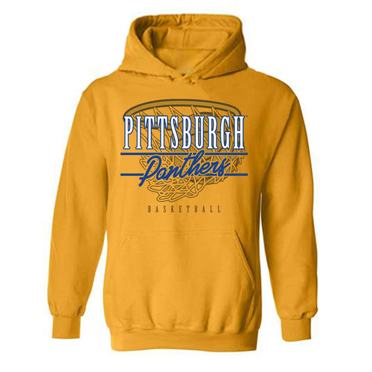 Pittsburgh - NCAA Men's Basketball : Colin Hawkins - Sports Shersey Hooded Sweatshirt-0