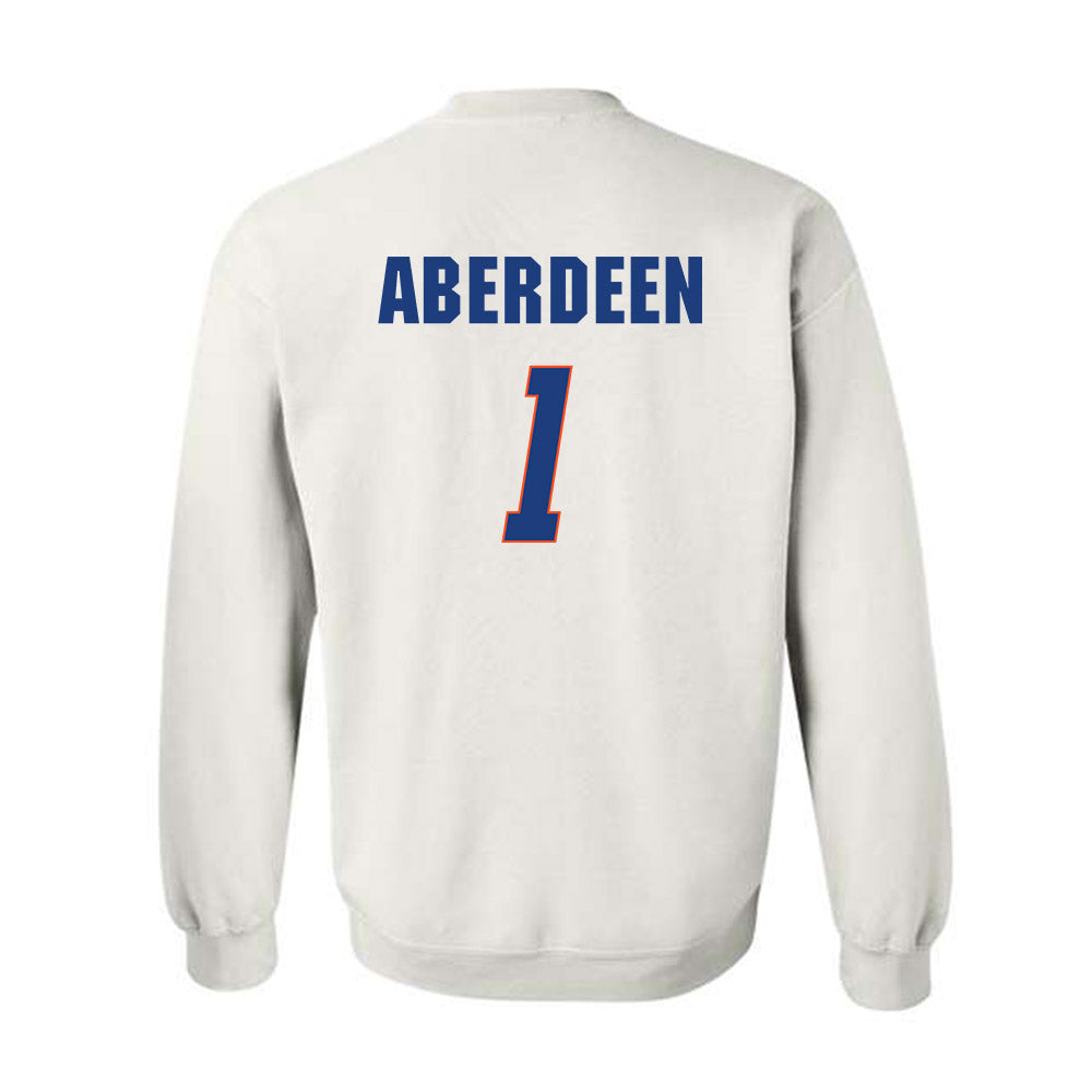Florida - NCAA Men's Basketball : Denzel Aberdeen - Sports Shersey Crewneck Sweatshirt-1