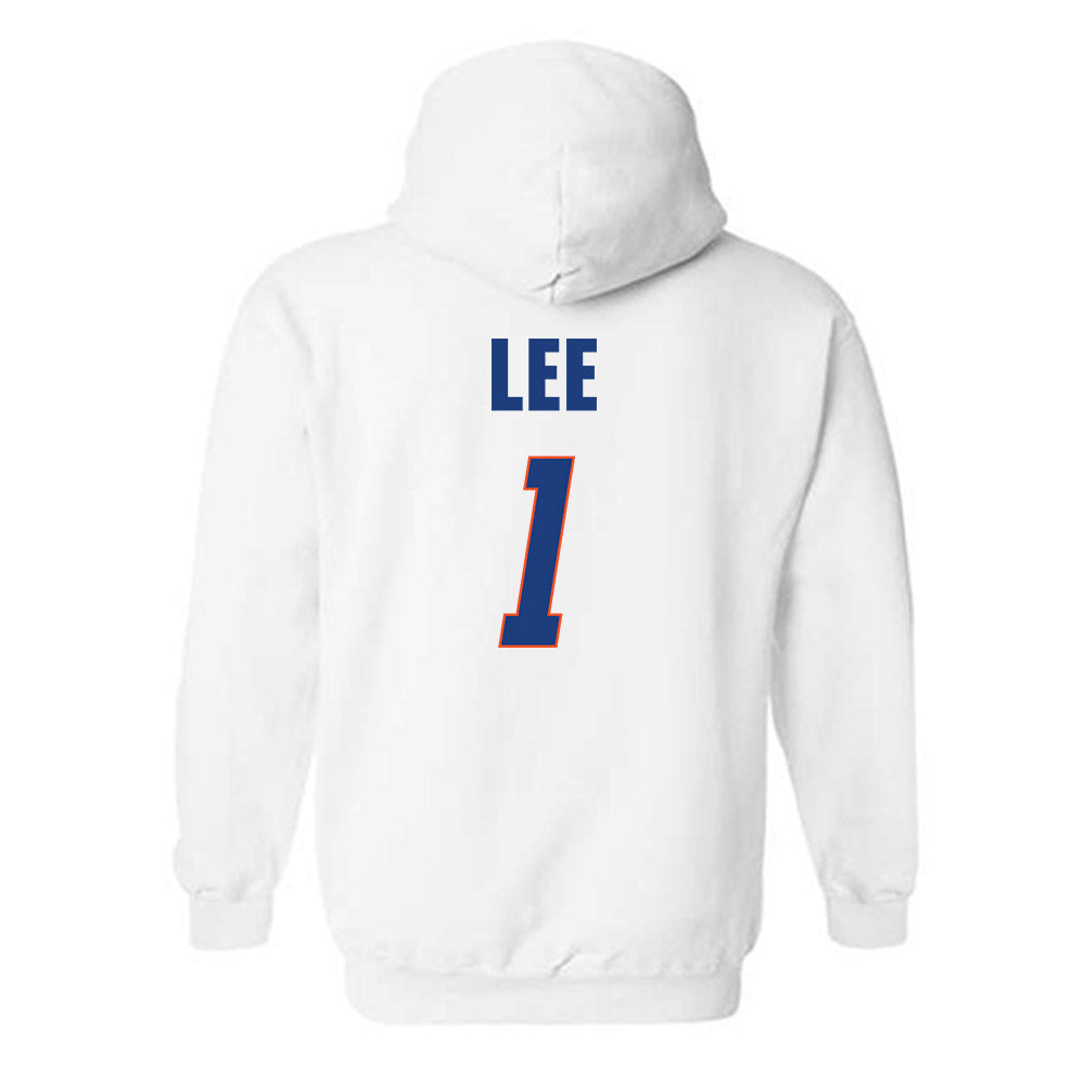 Florida - NCAA Men's Basketball : Xaivian Lee - Sports Shersey Hooded Sweatshirt-1