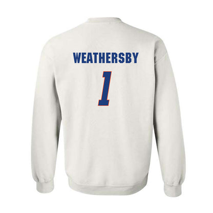 Florida - NCAA Women's Basketball : Jade Weathersby - Sports Shersey Crewneck Sweatshirt-1
