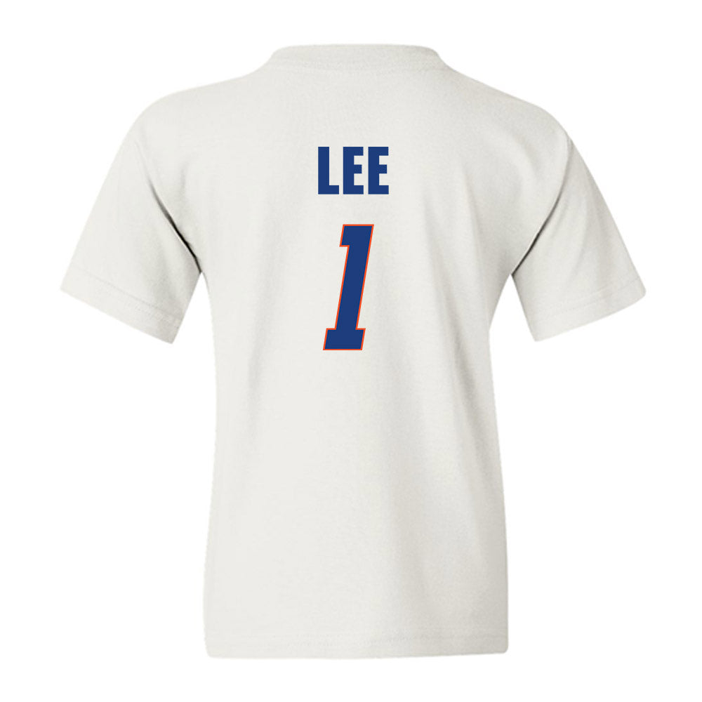 Florida - NCAA Men's Basketball : Xaivian Lee - Sports Shersey Youth T-Shirt-1
