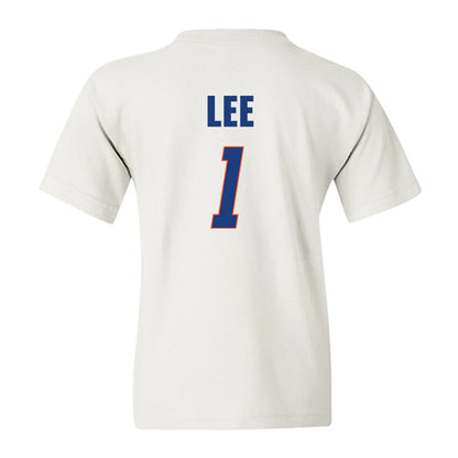 Florida - NCAA Men's Basketball : Xaivian Lee - Sports Shersey Youth T-Shirt-1