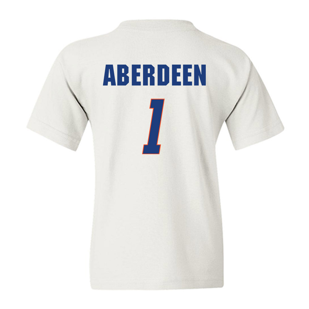 Florida - NCAA Men's Basketball : Denzel Aberdeen - Sports Shersey Youth T-Shirt-1