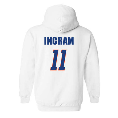 Florida - NCAA Men's Basketball : Cornelius Ingram - Sports Shersey Hooded Sweatshirt-1