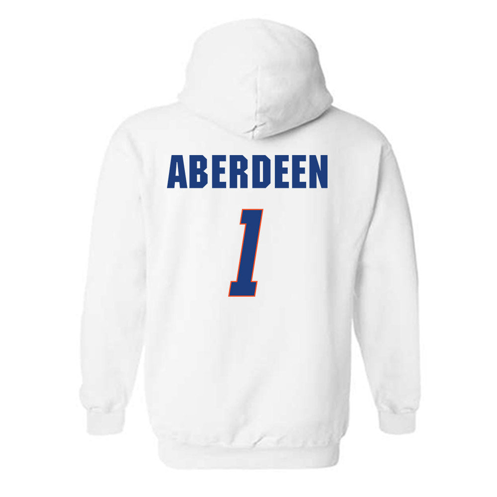 Florida - NCAA Men's Basketball : Denzel Aberdeen - Sports Shersey Hooded Sweatshirt-1