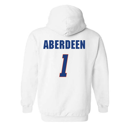 Florida - NCAA Men's Basketball : Denzel Aberdeen - Sports Shersey Hooded Sweatshirt-1