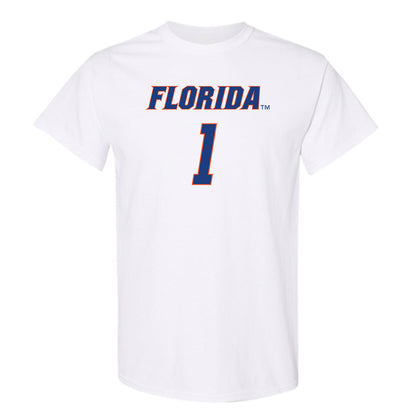 Florida - NCAA Men's Basketball : Denzel Aberdeen - Sports Shersey T-Shirt-0