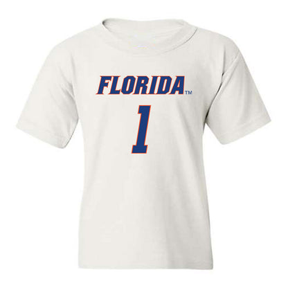 Florida - NCAA Men's Basketball : Denzel Aberdeen - Sports Shersey Youth T-Shirt-0