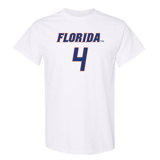 Florida - NCAA Women's Basketball : Knisha Godfrey - Sports Shersey T-Shirt-0