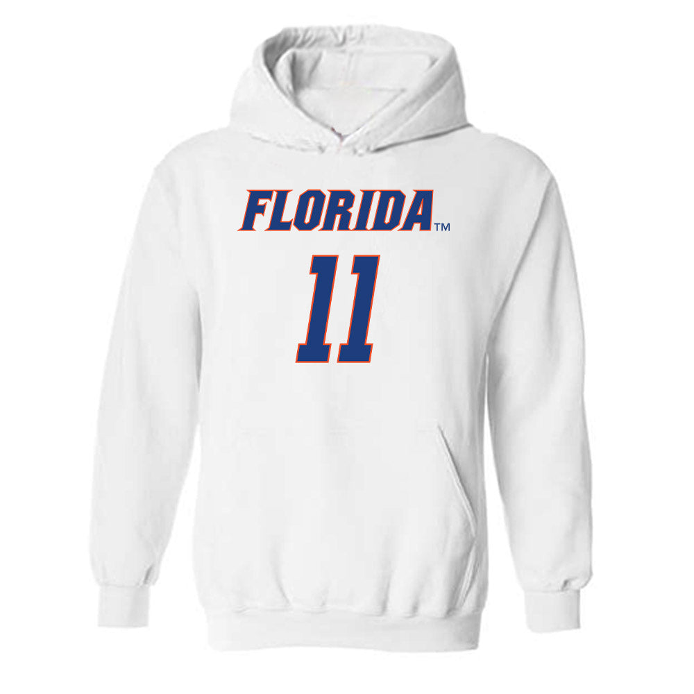 Florida - NCAA Men's Basketball : Cornelius Ingram - Sports Shersey Hooded Sweatshirt-0