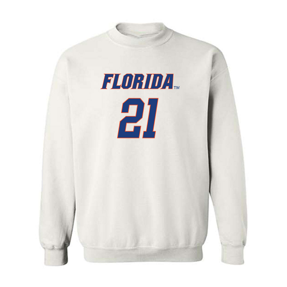 Florida - NCAA Men's Basketball : Alex Condon - Sports Shersey Crewneck Sweatshirt-0