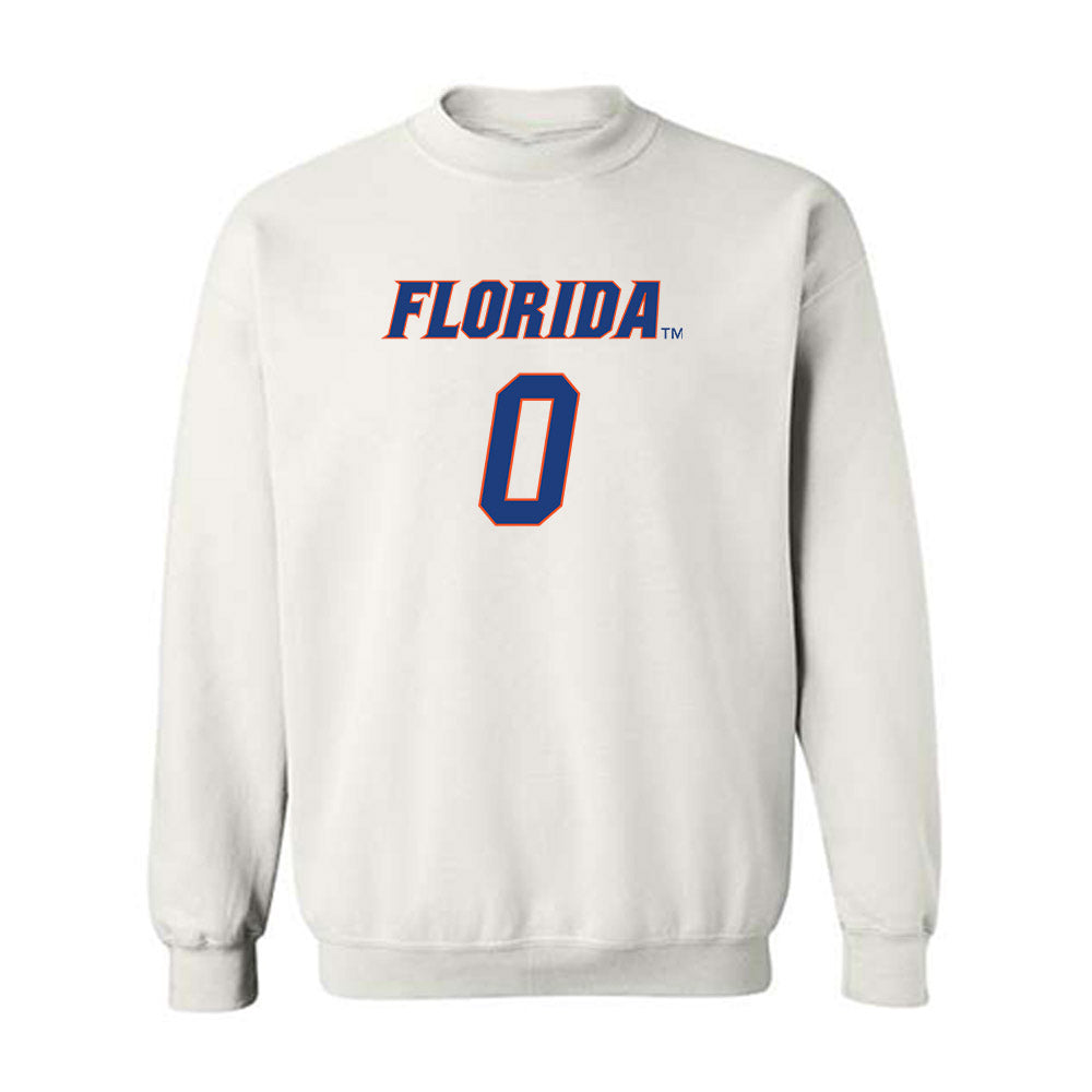Florida - NCAA Women's Basketball : Sarah Deng - Sports Shersey Crewneck Sweatshirt-0