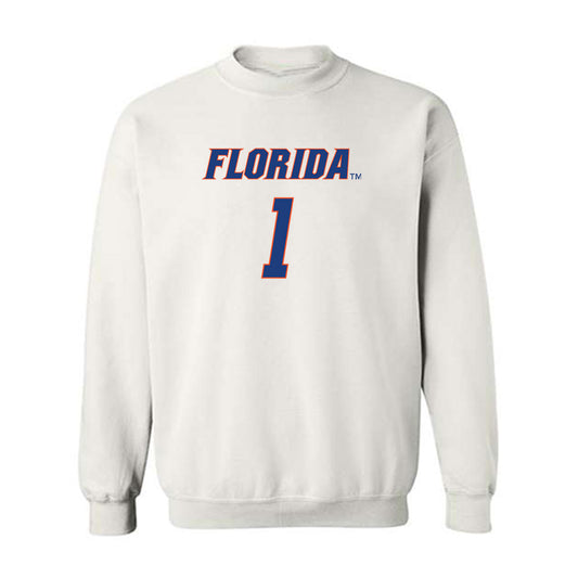 Florida - NCAA Women's Basketball : Jade Weathersby - Sports Shersey Crewneck Sweatshirt-0
