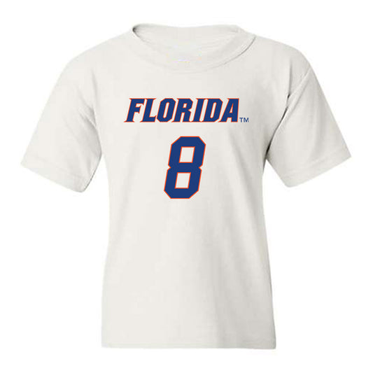 Florida - NCAA Men's Basketball : Alex Kovatchev - Sports Shersey Youth T-Shirt-0