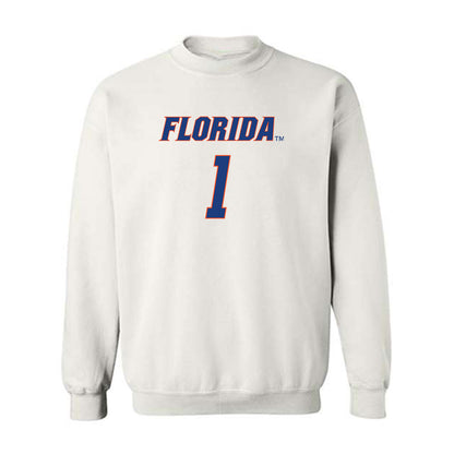 Florida - NCAA Men's Basketball : Denzel Aberdeen - Sports Shersey Crewneck Sweatshirt-0