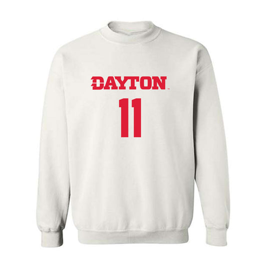 Dayton - NCAA Men's Basketball : Evan Dickey - Classic Shersey Crewneck Sweatshirt-0