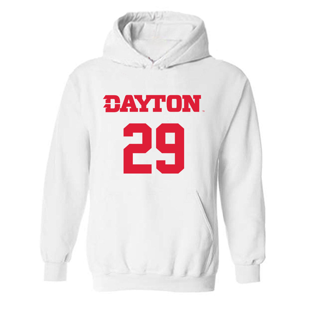 Dayton - NCAA Men's Basketball : Amael L'Etang - Classic Shersey Hooded Sweatshirt-0