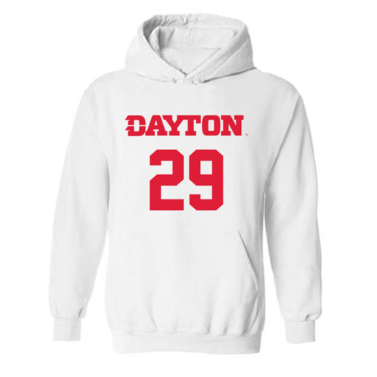 Dayton - NCAA Men's Basketball : Amael L'Etang - Classic Shersey Hooded Sweatshirt-0