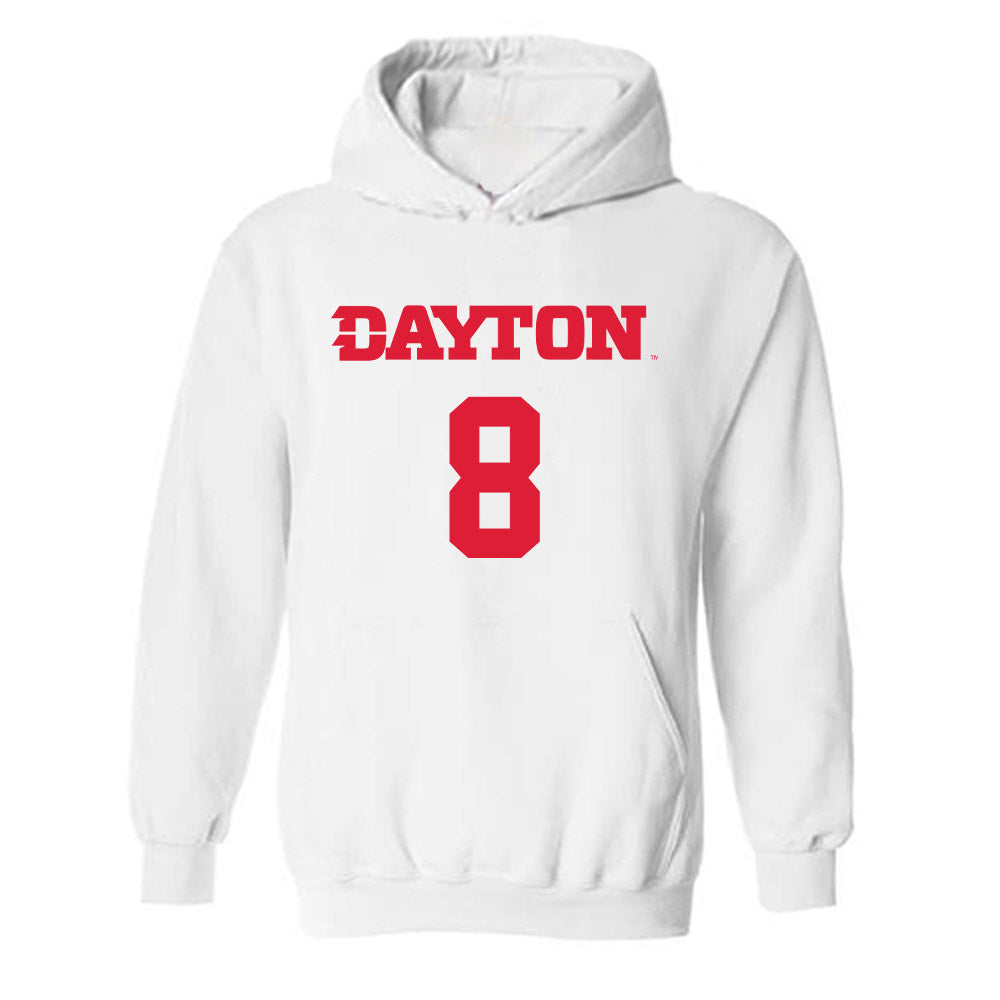 Dayton - NCAA Men's Basketball : Jaron McKie - Classic Shersey Hooded Sweatshirt-0