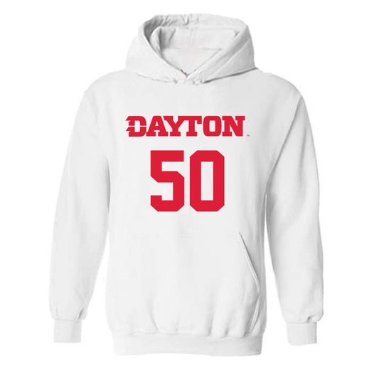 Dayton - NCAA Men's Basketball : Sean Pouedet - Classic Shersey Hooded Sweatshirt-0