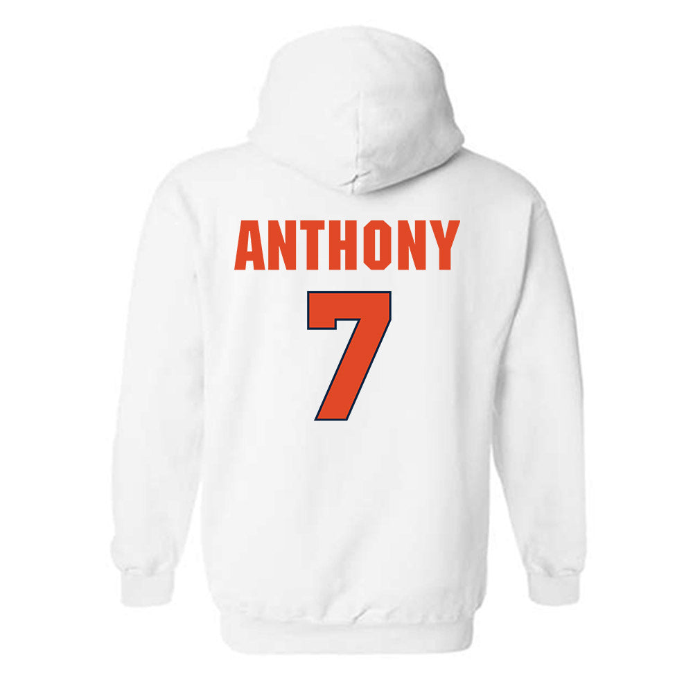 Syracuse - NCAA Men's Basketball : Kiyan Anthony - Classic Shersey Hooded Sweatshirt-1