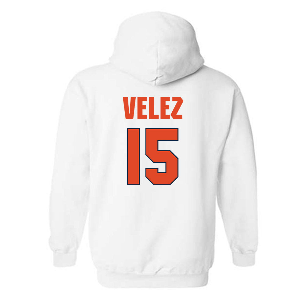 Syracuse - NCAA Women's Basketball : Angelica Velez - Classic Shersey Hooded Sweatshirt