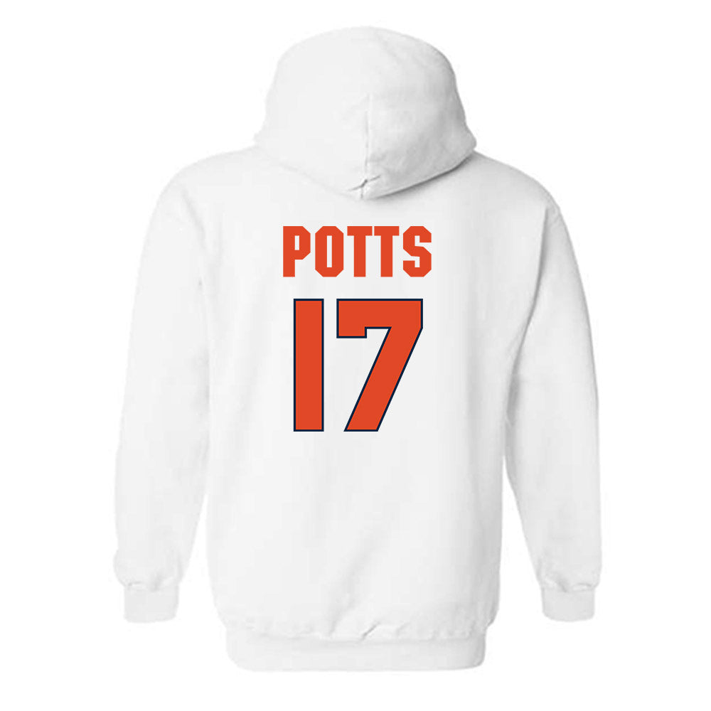 Syracuse - NCAA Women's Basketball : Madeline Potts - Classic Shersey Hooded Sweatshirt-1