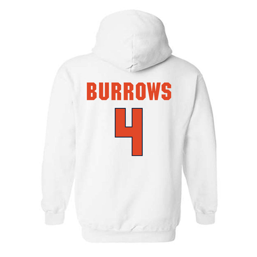 Syracuse - NCAA Women's Basketball : Sophie Burrows - Classic Shersey Hooded Sweatshirt-1
