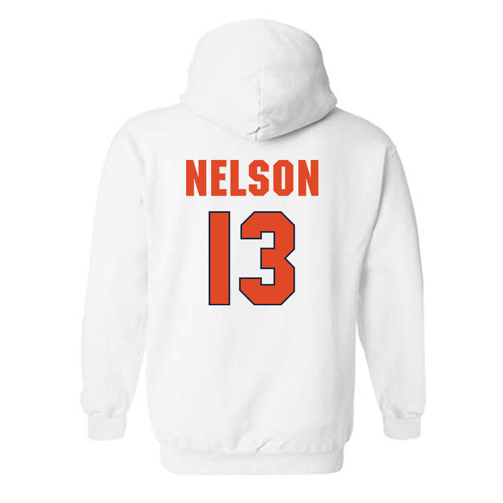 Syracuse - NCAA Women's Basketball : Camdyn Nelson - Classic Shersey Hooded Sweatshirt-1