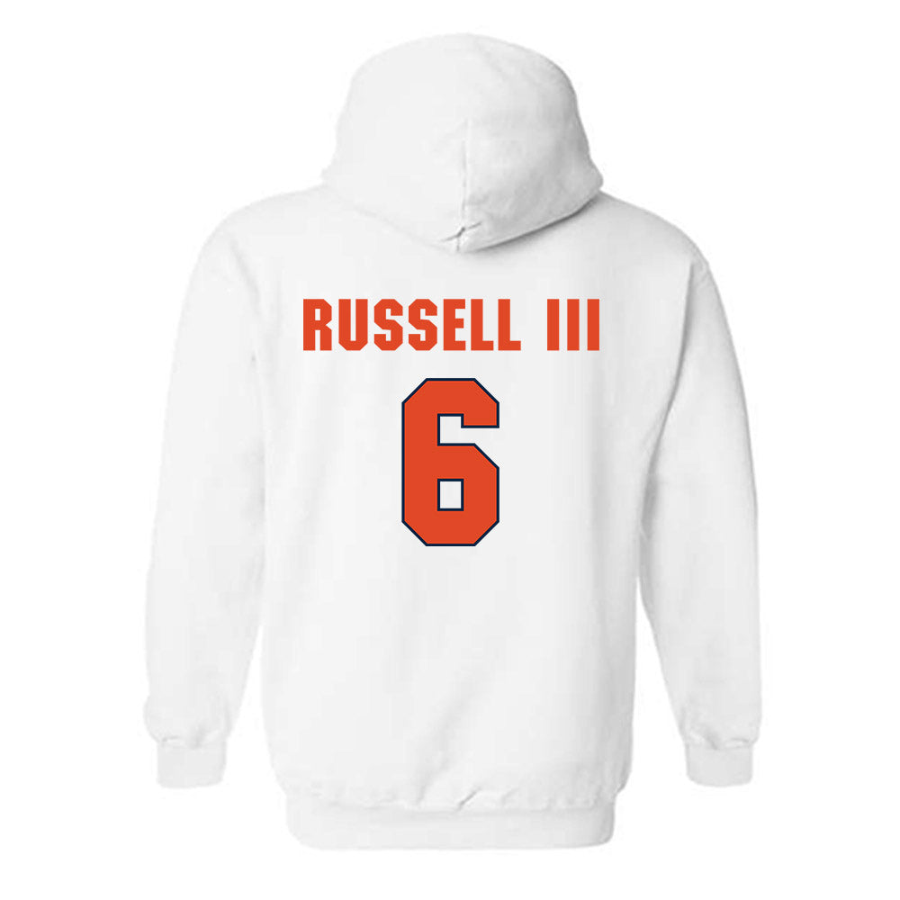 Syracuse - NCAA Men's Basketball : Calvin Russell III - Classic Shersey Hooded Sweatshirt-1