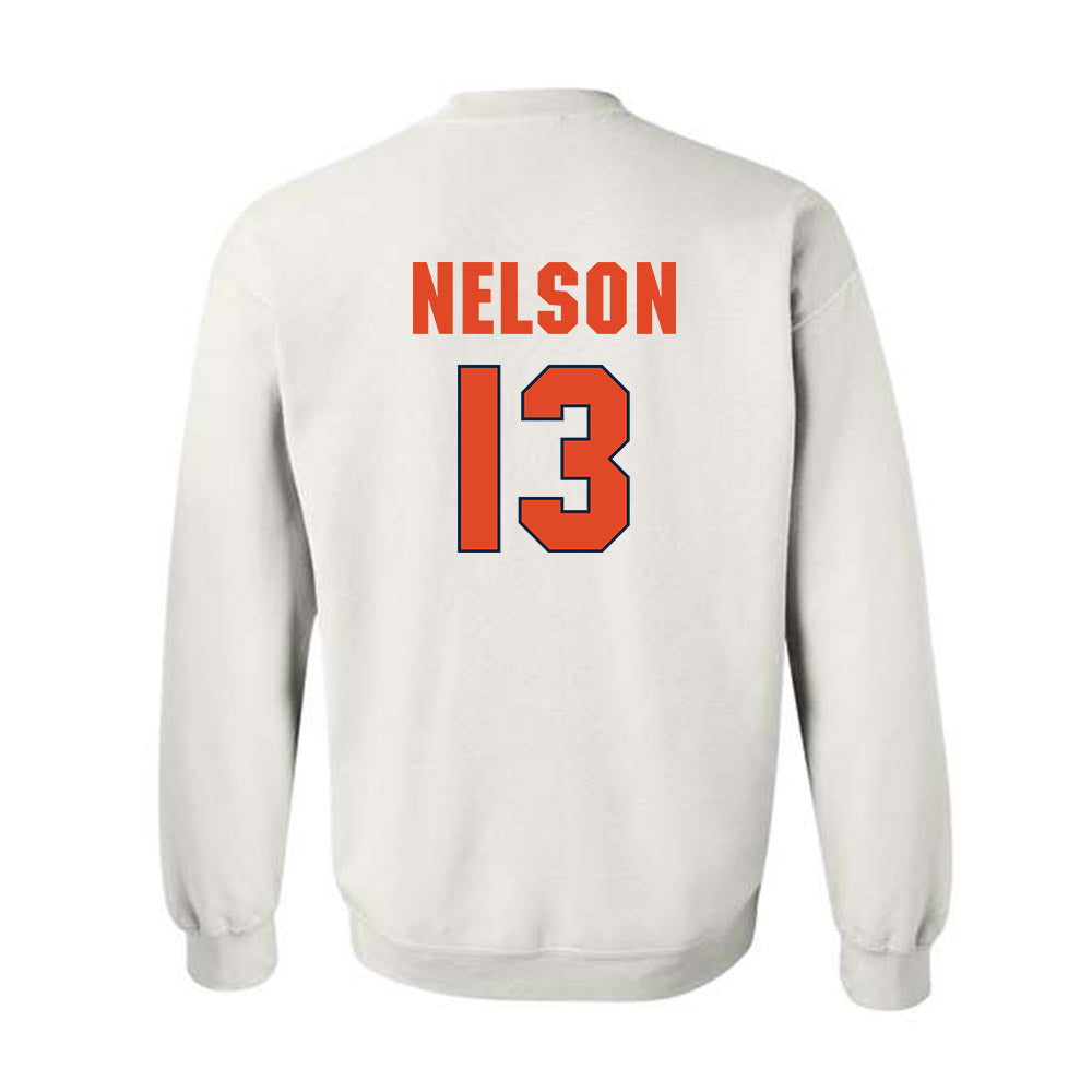 Syracuse - NCAA Women's Basketball : Camdyn Nelson - Classic Shersey Crewneck Sweatshirt-1
