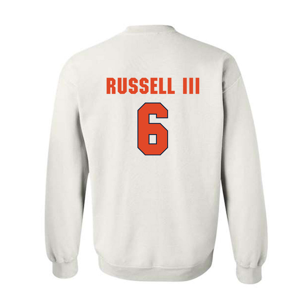 Syracuse - NCAA Men's Basketball : Calvin Russell III - Classic Shersey Crewneck Sweatshirt-1