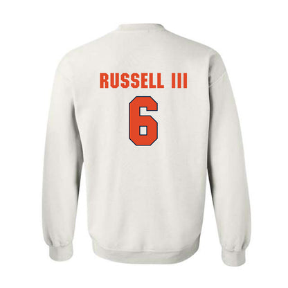 Syracuse - NCAA Men's Basketball : Calvin Russell III - Classic Shersey Crewneck Sweatshirt-1