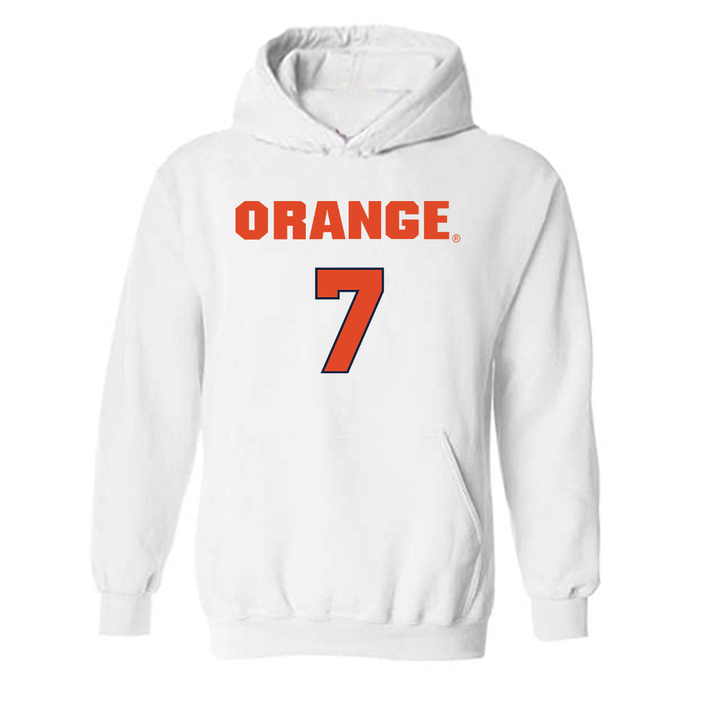 Syracuse - NCAA Men's Basketball : Kiyan Anthony - Classic Shersey Hooded Sweatshirt-0