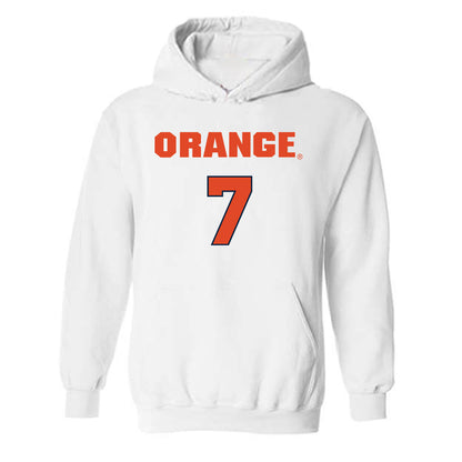 Syracuse - NCAA Men's Basketball : Kiyan Anthony - Classic Shersey Hooded Sweatshirt-0
