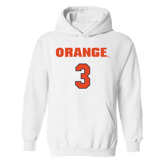 Syracuse - NCAA Men's Basketball : Garwey Dual - Classic Shersey Hooded Sweatshirt-0