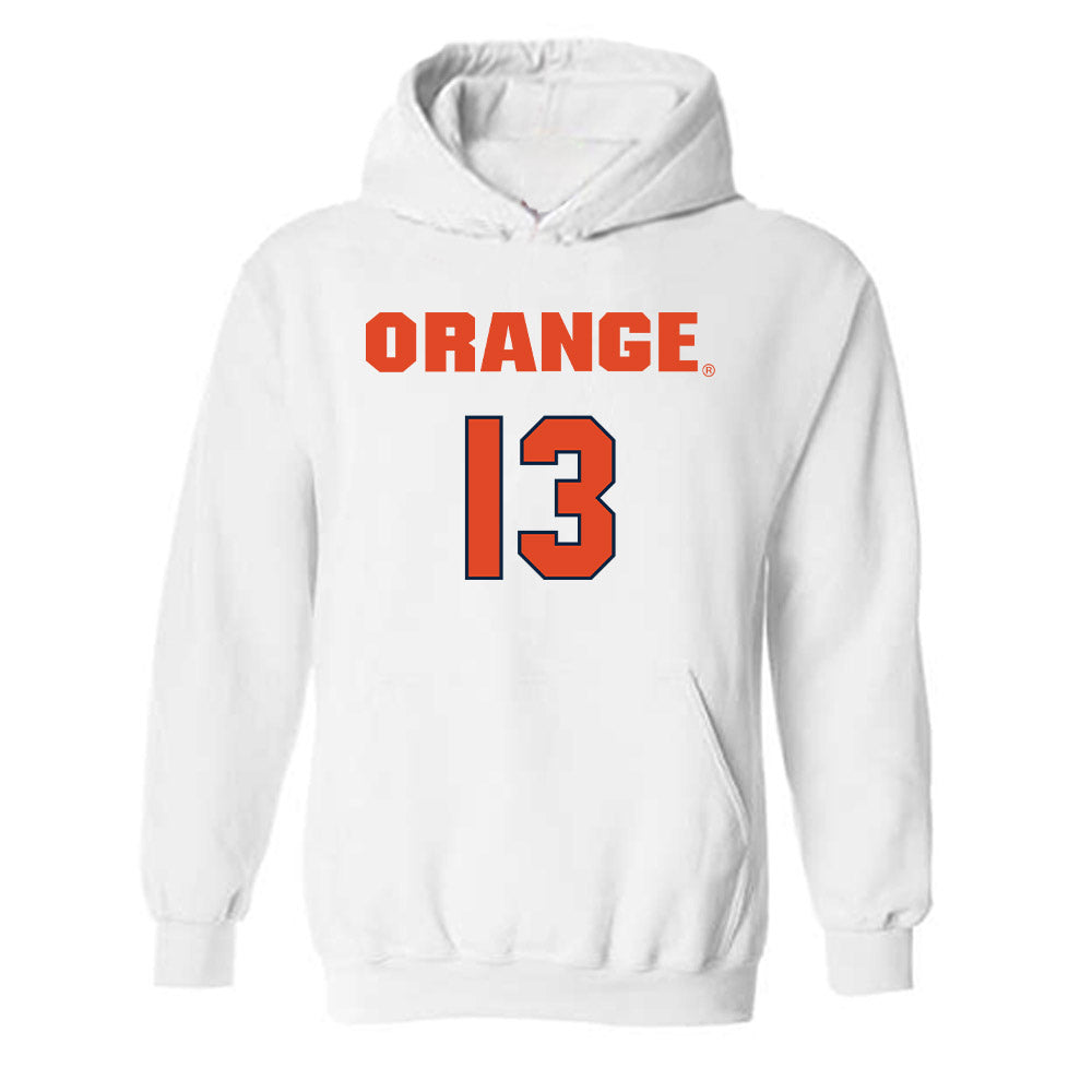 Syracuse - NCAA Women's Basketball : Camdyn Nelson - Classic Shersey Hooded Sweatshirt-0