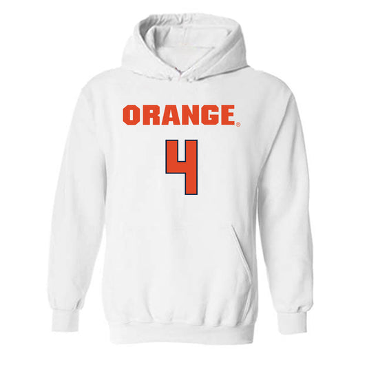 Syracuse - NCAA Women's Basketball : Sophie Burrows - Classic Shersey Hooded Sweatshirt-0