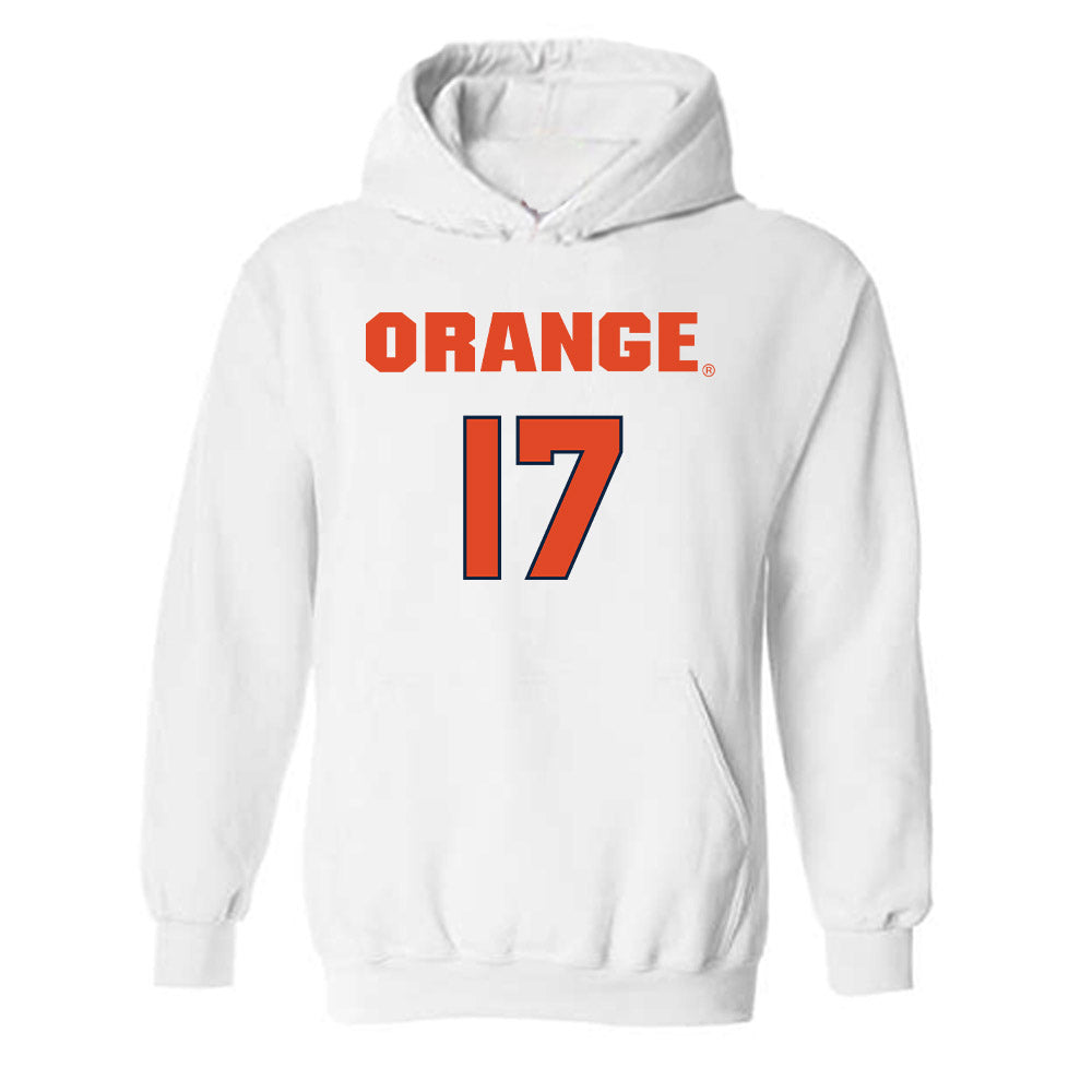 Syracuse - NCAA Women's Basketball : Madeline Potts - Classic Shersey Hooded Sweatshirt-0