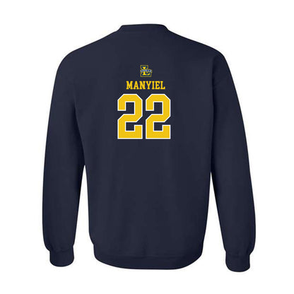 La Salle - NCAA Women's Basketball : Yar Manyiel - Sports Shersey Crewneck Sweatshirt-1