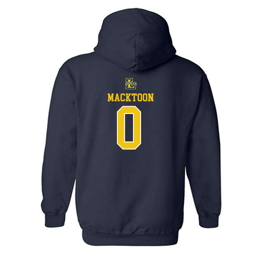 La Salle - NCAA Women's Basketball : aryss macktoon - Sports Shersey Hooded Sweatshirt-1