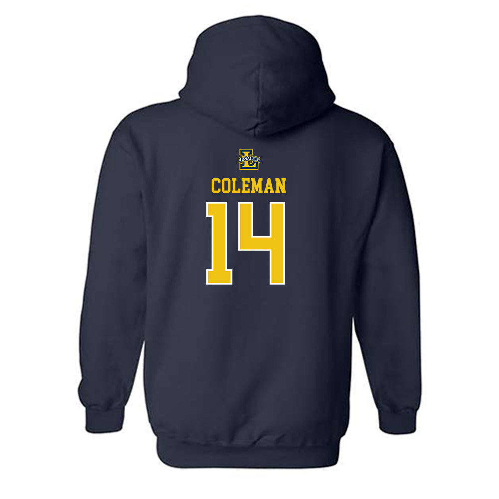 La Salle - NCAA Women's Basketball : Emilia Coleman - Sports Shersey Hooded Sweatshirt-1