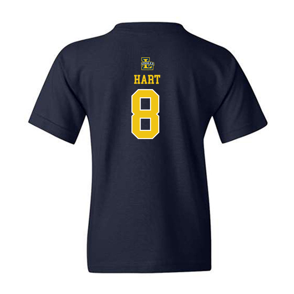 La Salle - NCAA Men's Basketball : Nas Hart - Sports Shersey Youth T-Shirt-1