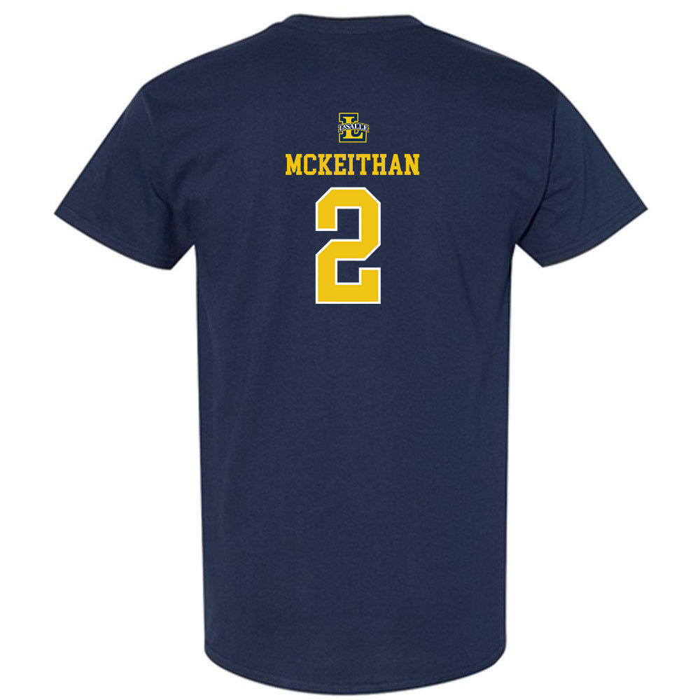 La Salle - NCAA Men's Basketball : Corey McKeithan - Sports Shersey T-Shirt-1