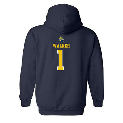 La Salle - NCAA Men's Basketball : Ashton Walker - Sports Shersey Hooded Sweatshirt-1