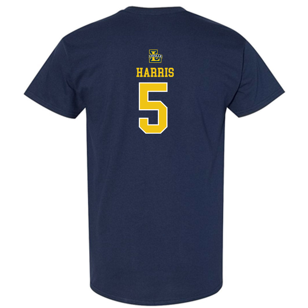 La Salle - NCAA Men's Basketball : Josiah Harris - Sports Shersey T-Shirt-1